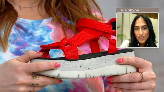 Camper Adjustable Sport Sandals - Oruga Up on QVC смотреть онлайн