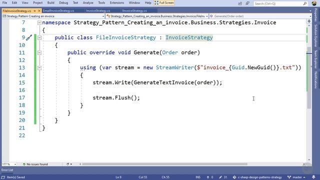 01. Behavioral
02. C# Design Patterns Strategy
02. Strategy Pattern
04. Example Creating an Invoice смотреть онлайн