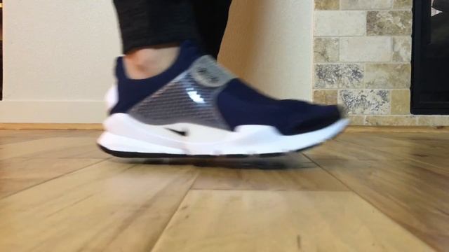 On Feet: Nike Sock Dart "Midnight Navy" Review (Very Comfortable!) смотреть онлайн