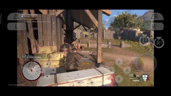 Sniper Elite 4 Mobile Gameplay | Android Yuzu Emulator