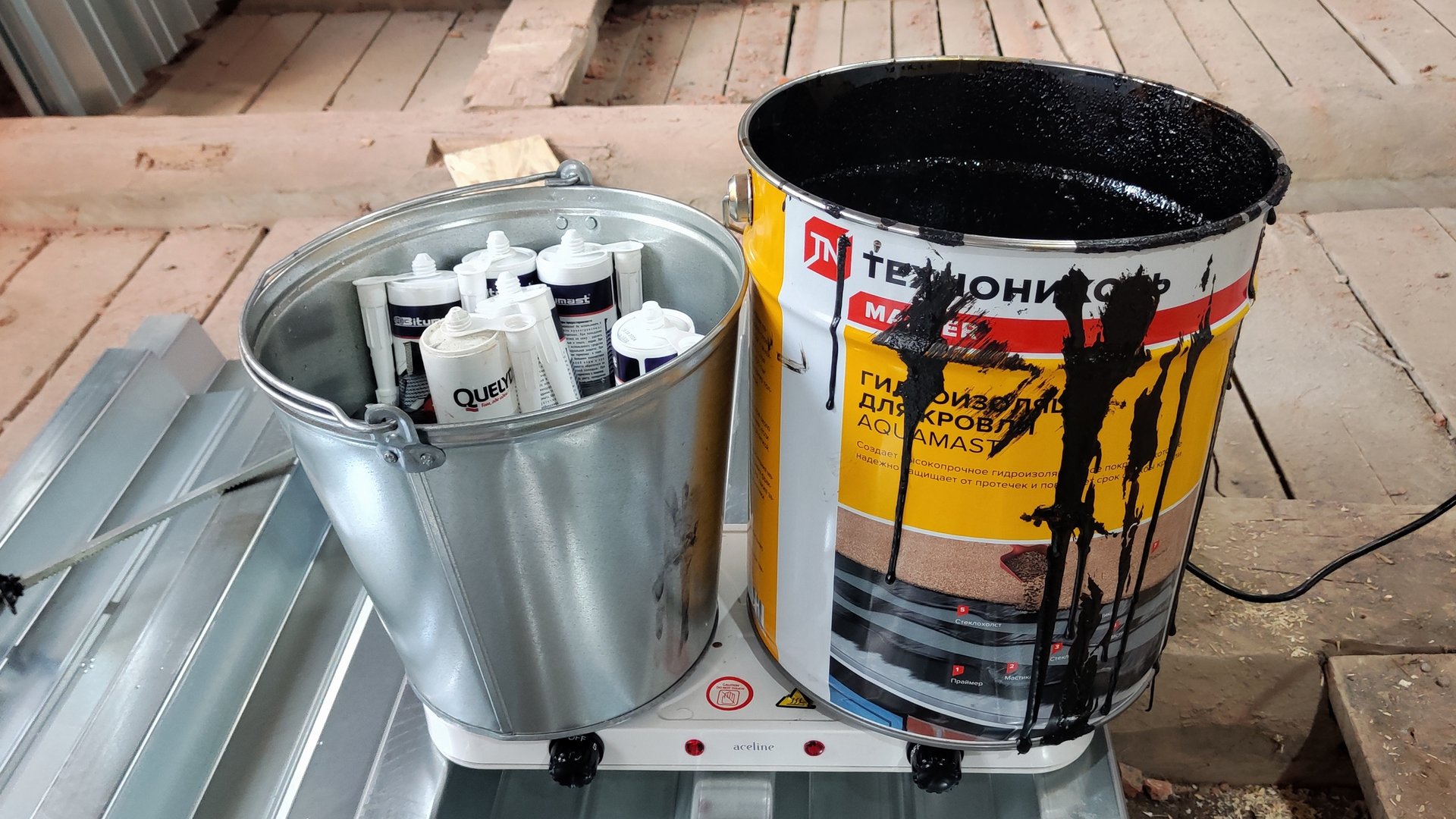 Бассейн по профлисту. Часть 2. Подготовка основания. TimeLapse смотреть онлайн