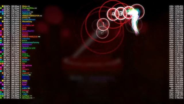 Osu! Top 50 replays | Tyrfing - Verflucht (fanzhen's One More Extra) смотреть онлайн