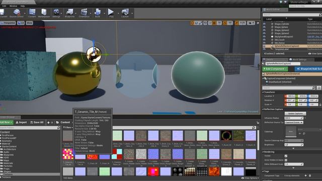 Создание материалов в Unreal Engine 4 | 13. Импорт текстур | Архитектурная визуализация смотреть онлайн