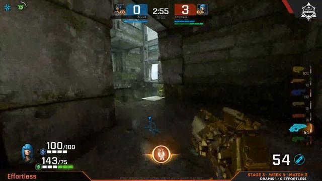 Effortless vs dramis - Quake Pro League - Stage 3 Week 8 смотреть онлайн