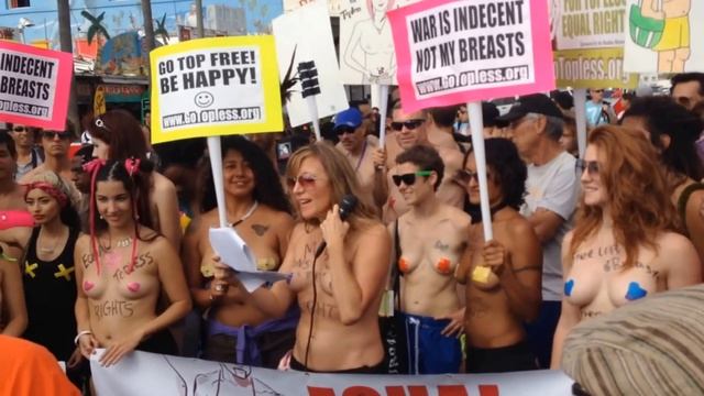 National Go Topless Day At Venice Beach 8/25/13