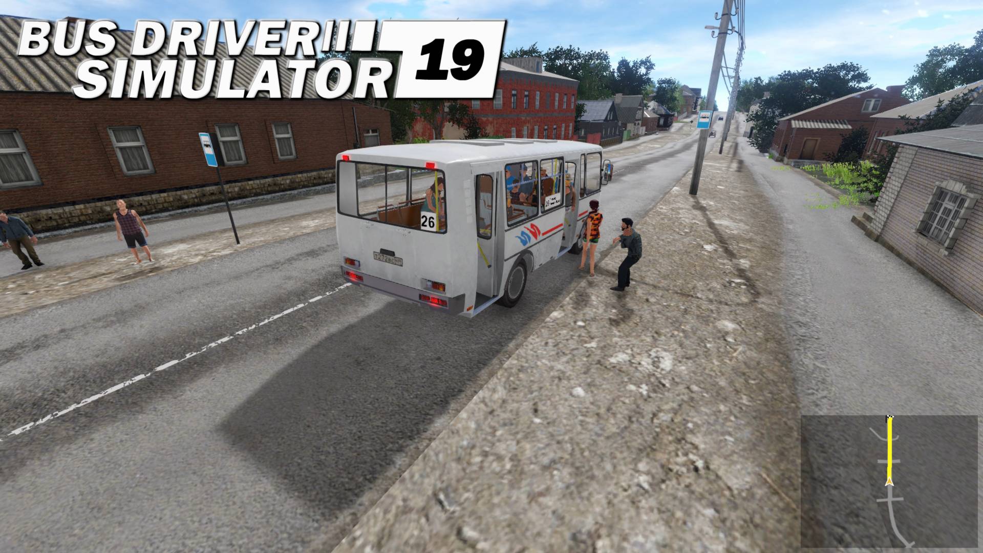 РАБОТАЮ ВОДИТЕЛЕМ АВТОБУСА НА ПАЗИКЕ! ПЕРВЫЙ ВЫЕЗД В ГОРОД - Bus Driver Simulator 19