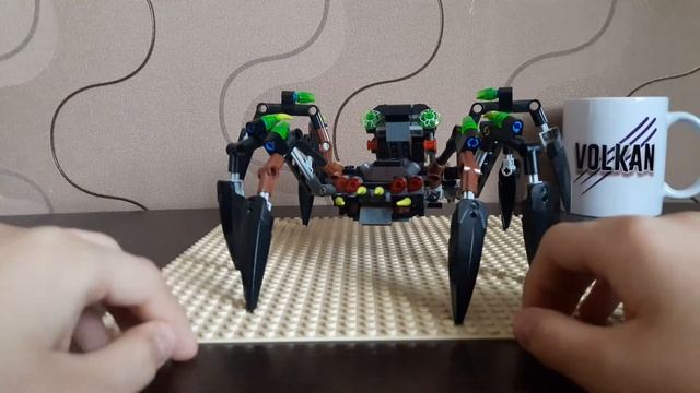 Обзор LEGO CHIMA Sparratus Spider Stalker смотреть онлайн