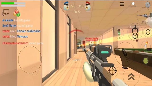 Chicken Gun Game Pro VS Hacker - Best Online Games Gameplay FHD смотреть онлайн