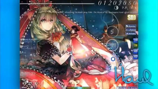 ZUN - 厄神様の通り道 ～ (The Road of the Apotropaic God ~) Dark Road [Hard] +HD +SD (TheHowl) osu!standard смотреть онлайн