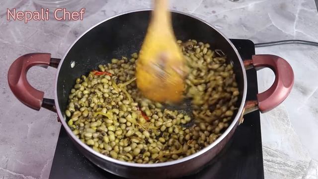 बोडी को बिरौला येसरी बनाउनुहोस | How to make newari style bodi fry смотреть онлайн