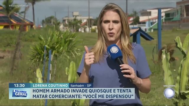 Homem invade e atira em quiosque no litoral sul paulista смотреть онлайн