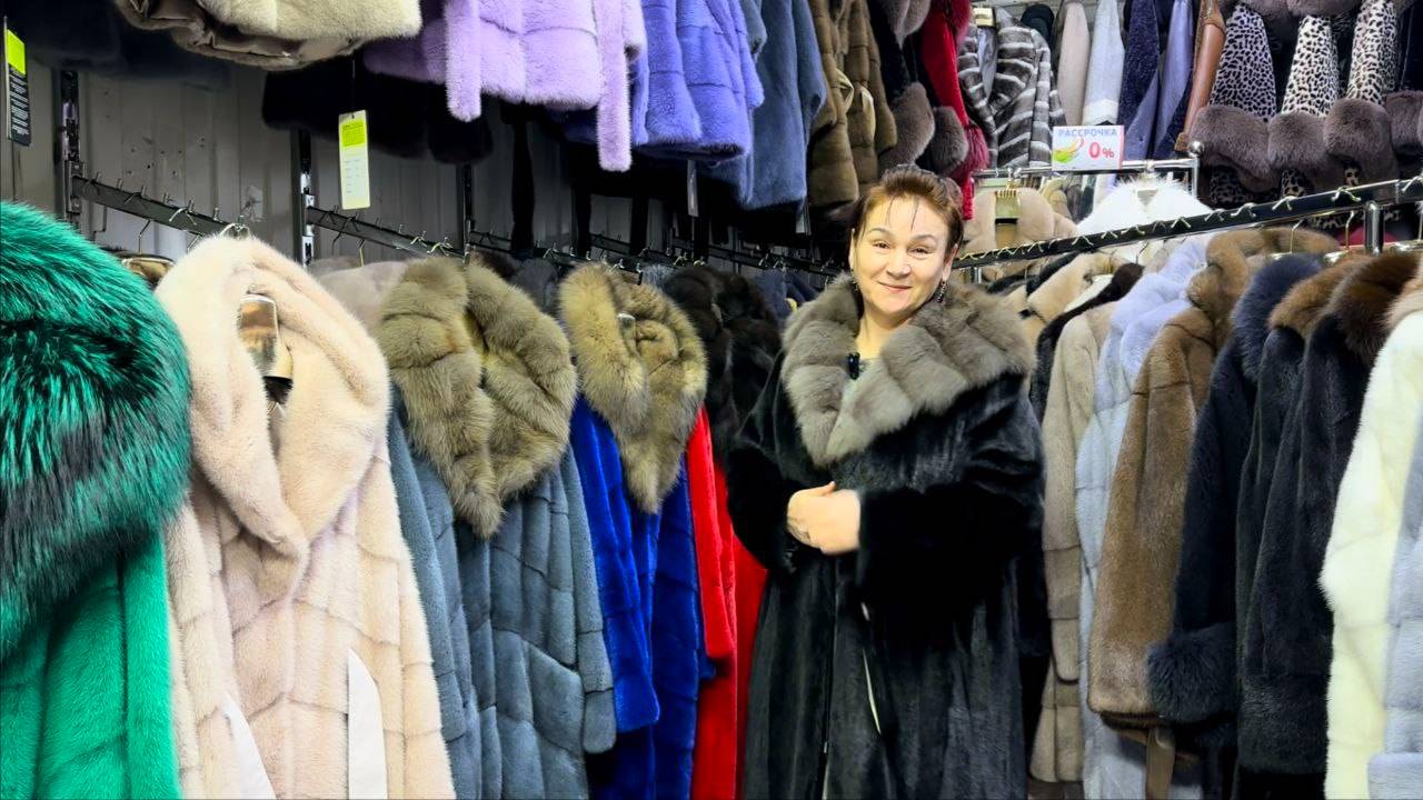 Зима 2025 Модные норковые шубы на Садоводе. Стильные новинки у Марины смотреть онлайн