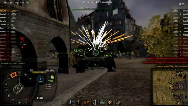 world of tanks - Esox Lucius IS-7 - gameplay part 1 смотреть онлайн
