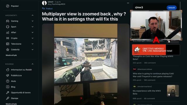 COME RISOLVERE IL PROBLEMA DEL FOV ARMA SU MWIII MODERN WARFARE III смотреть онлайн