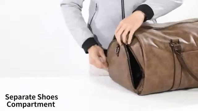 Carry on Garment Bags for Travel Duffle Bag Convertible Mens Suit Travel Bags with Shoe Compartment смотреть онлайн