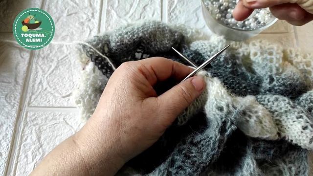 Бізбен тоқылған орамалға моншақ тағудың оңай жолы!!! смотреть онлайн