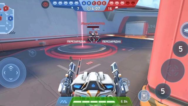 EM Rifle 12 with Brickhouse vs Stalker - Mech Arena - New Weapon смотреть онлайн