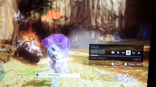 Halo 4 Hardlight Shield Gameplay. смотреть онлайн