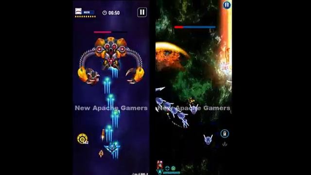 Alien Shooter vs Space Shooter: Galaxy Attack | Boss 45 Compare Review | By New Apache Gamers смотреть онлайн