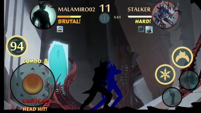 shadow fight 2|| 2300+ welcome back damage, stalker is now fixed go and enjoy 😉 😀 👍 смотреть онлайн