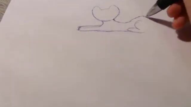 как рисовать кота смотреть онлайн