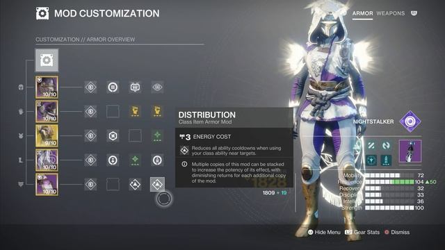 Destiny 2: Void Stalker Hunter Build смотреть онлайн