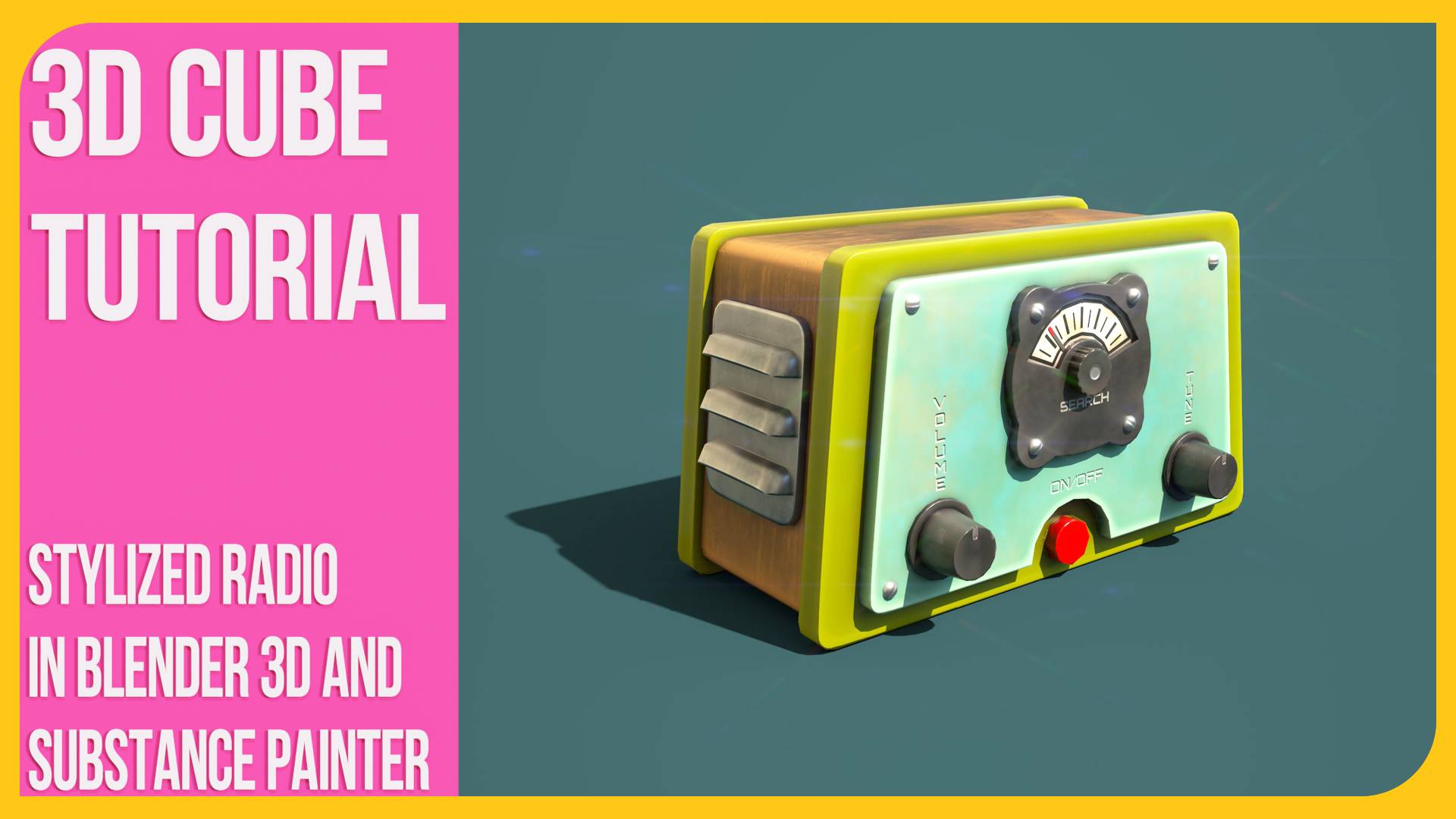 How to make a Stylized Radio in Blender 3D | Стилизованное радио в Блендере #blendertutorial смотреть онлайн