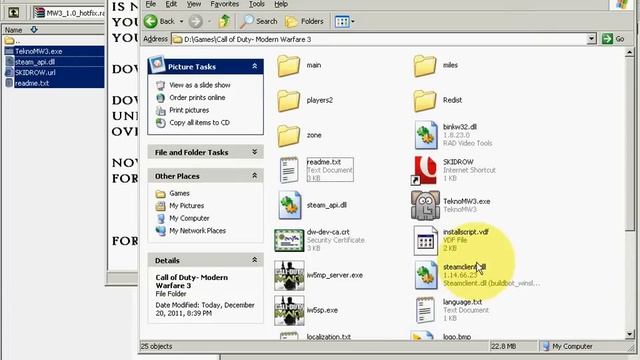 COD MW3 MULTIPLAYER CRACKED DOWNLOAD + TUTORIAL