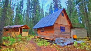 Изба, тайга и таёжная банька! Закрываем сезон рыбалки по открытой воде!