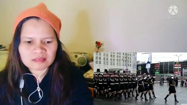 RUSSIAN WOMEN'S TROOPS PARADE WOW BEAUTIFUL  - REACTION