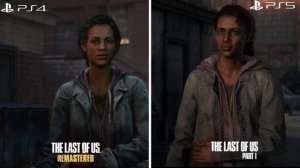 The Last Of Us Remastered VS The Last Of Us Part 1-Characters Models Comparison  (PS4 VS PS5)