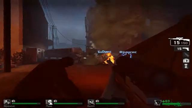 Играю в сражение в Left 4 Dead смотреть онлайн