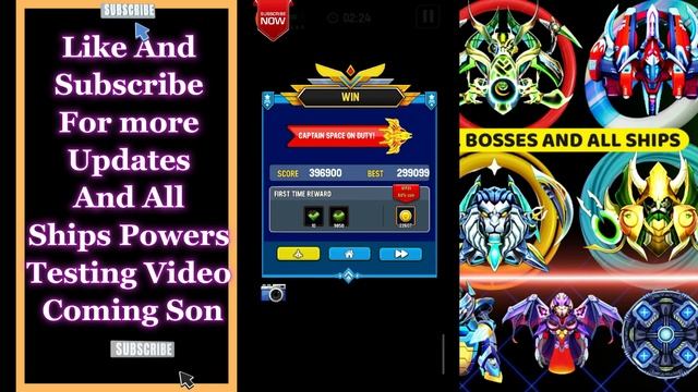 Space Shooter Galaxy Attack Only Boss Mode All Bosses 20 to 66 And All Ships By Spiderlord Official смотреть онлайн