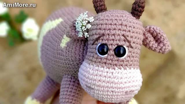 Амигуруми: схема Бычок Бени | Игрушки вязаные крючком смотреть онлайн