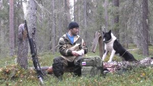 ОХОТА.ОТКРЫЛИСЬ ПО ПУШНИНЕ.НАШЛИ БЕРЛОГУ