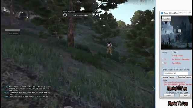 Arma 3 V1.14 Trainer +3 Steam смотреть онлайн