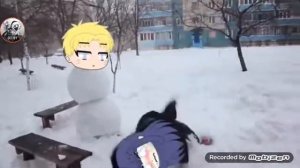 Как отбиздить снеговика