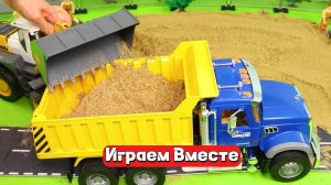 Машинки ! Играем в игрушки вместе ! Играем в Самосвал ! Модельки из мультиков ! Развивашки