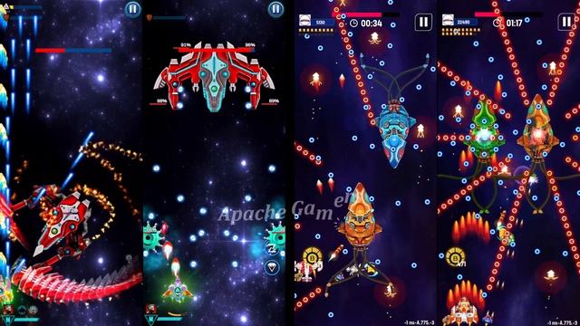 Galaxy Attack: Alien Shooter Vs Space Shooter: Galaxy Attack | Boss 34 Compare | By Apache Gamers