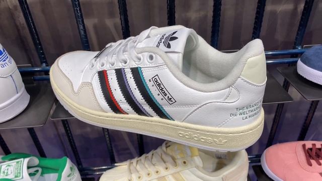 Adidas Originals NY 90 Stripes (Cloud White/Core Black/Bold Green) - Product Code: H03420 смотреть онлайн