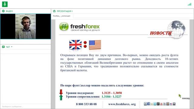 Ежедневный обзор FreshForex по рынку форекс 7 ноября 2017