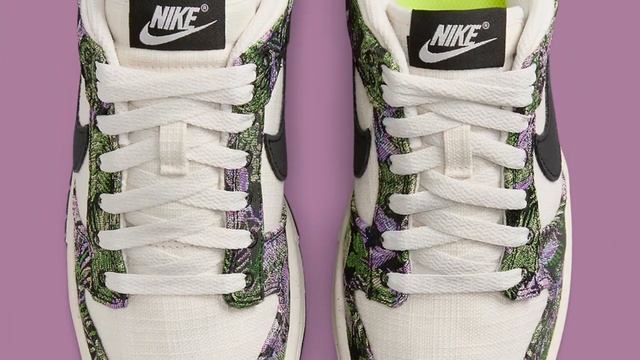 Nike Dunk Low Floral Tapestry смотреть онлайн
