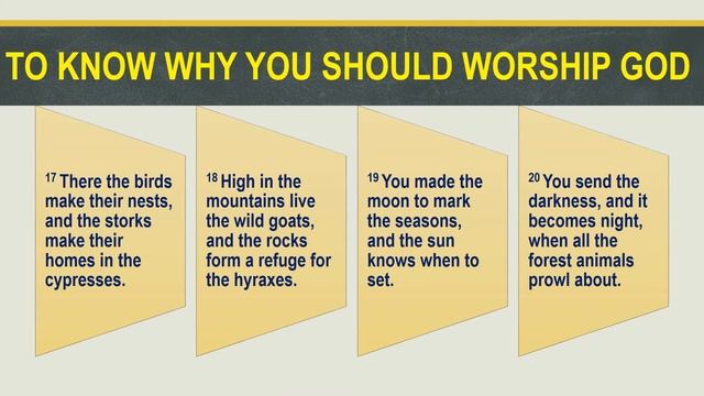 Psalm 104 - Why Should You Worship God? смотреть онлайн