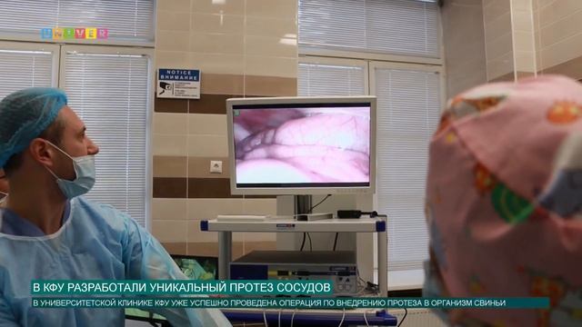 В КФУ разработали уникальный протез сосудов смотреть онлайн