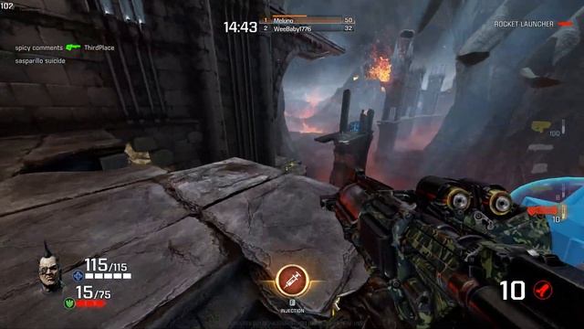 Quake Champions me vs nightmare bots смотреть онлайн