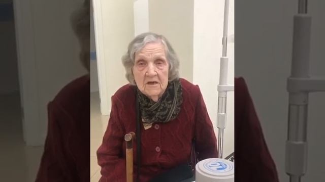 Возраст пациентки 99 лет. Отзыв после операции по поводу катаракты. смотреть онлайн