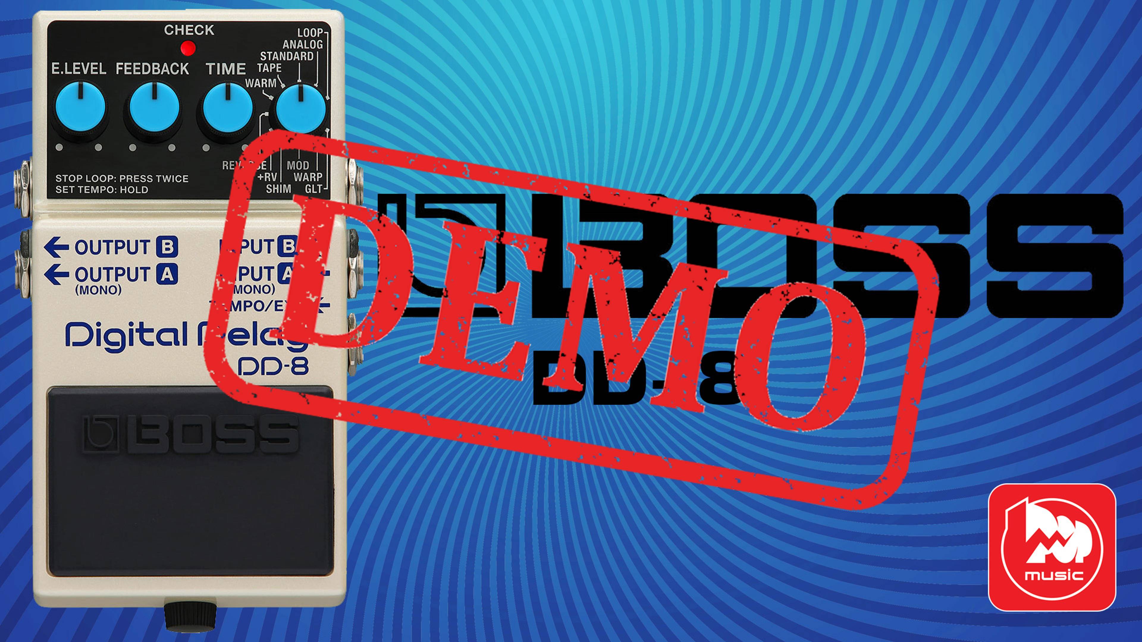 Гитарная педаль BOSS DD-8 - демонстрация звучания смотреть онлайн