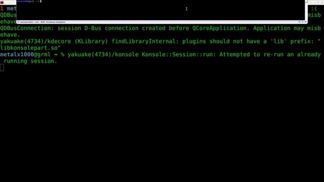 Quake Style Shell Console with Yakuake Linux Software Overview смотреть онлайн