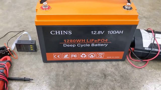 CHINS 12V 100ah LiFePO4 battery - RV battery system смотреть онлайн