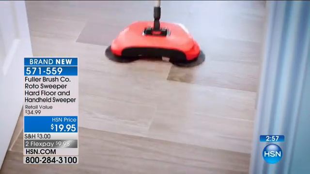 Fuller Brush Roto Sweeper Hard Floor Handheld Sweeper смотреть онлайн